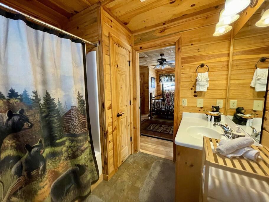 2 Bed Cabin Hot Tub Close To Helen #16 ภายนอก รูปภาพ