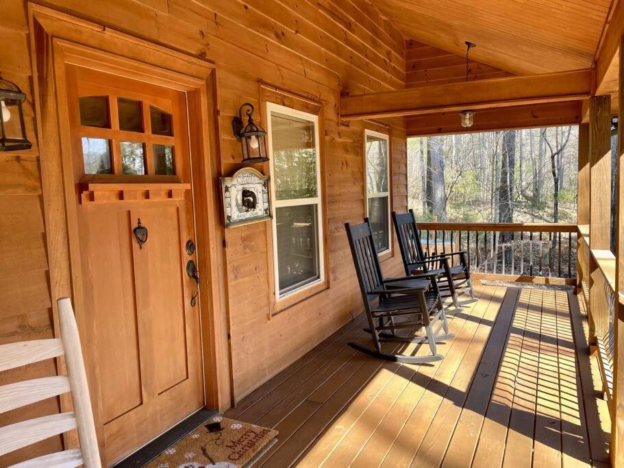 2 Bed Cabin Hot Tub Close To Helen #16 ภายนอก รูปภาพ