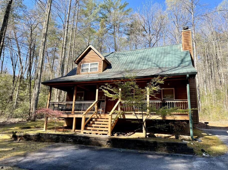 2 Bed Cabin Hot Tub Close To Helen #16 ภายนอก รูปภาพ